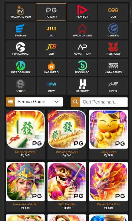 PT777 Slot Versi Next pilih game